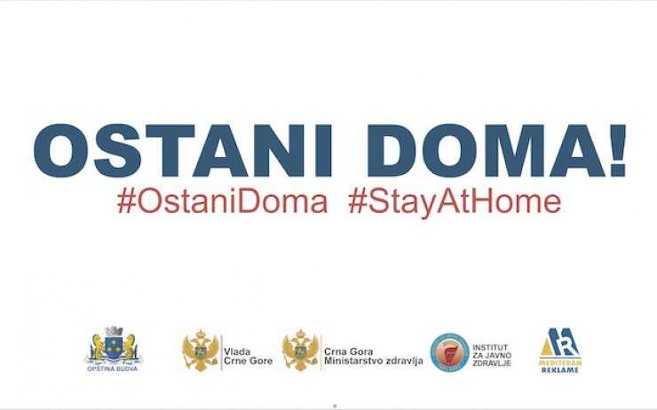 Na vise od 29 bilborda po gradu: Ostani doma